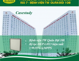 Casestudy: Lọc HEPA Camfil cho phòng sạch cấp ISO 7 - Bệnh viện 108